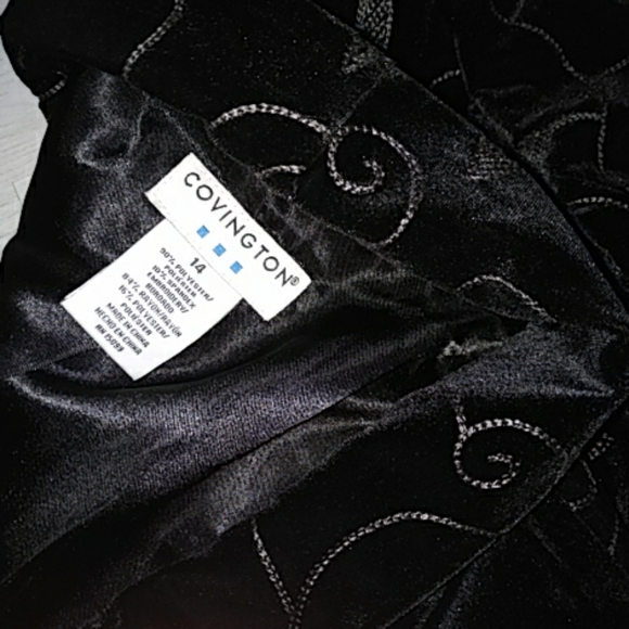 Covington leafy velvet blazer - Picture 6 of 6